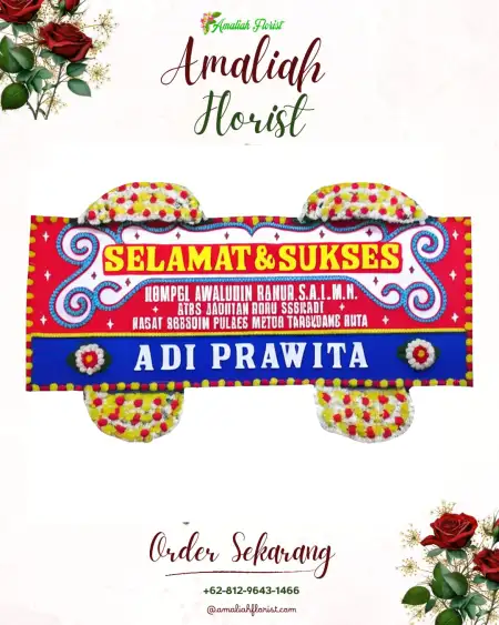 Papan Bunga Ucapan Selamat Kalidesel